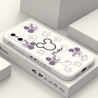 เคสโทรศัพท์มือถือ แบบนิ่ม พิมพ์ลายหนูแฮปปี้ สําหรับ IPhone X XS XR XS Max