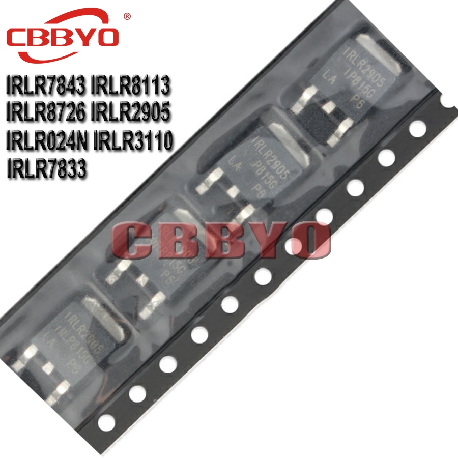 10pcs IRLR2905 TO-252 LR2905 IRLR024N LR024N LR8726 IRLR3110 IRLR3110Z IRLR7833 IRLR7843 IRLR8113 Lr