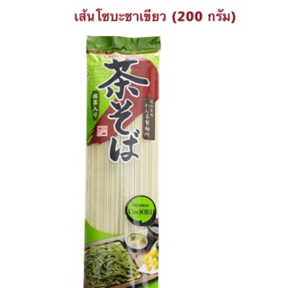 Yamamori Matcha Soba 200 g. เส้นโซบะชาเขียว