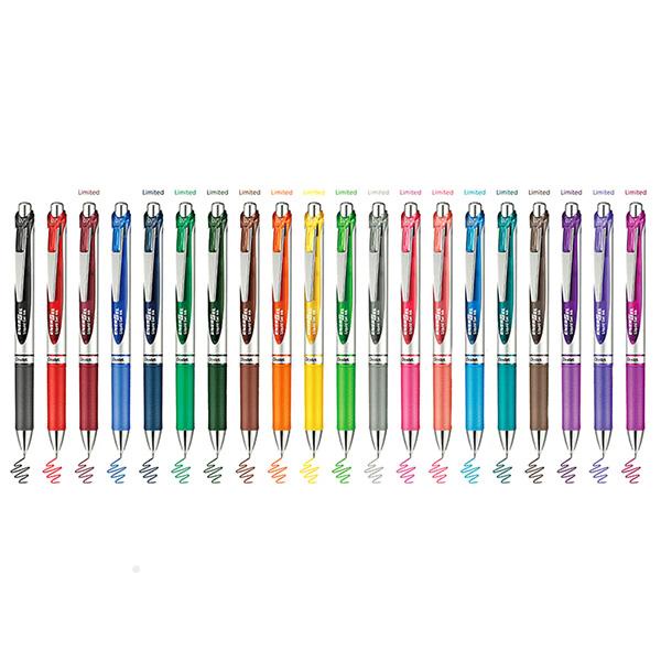 ปากกา เซท 20 สี   ปากกาเจล รุ่น Limited ฉลอง 20 ปี Pentel Energel รุ่น BLNZ75 หัว 0.5 มม.