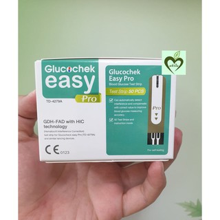 (หมดอายุ 01/24) Strip glucochek easy pro 50 pcs สตริปตรวจน้ำตาล