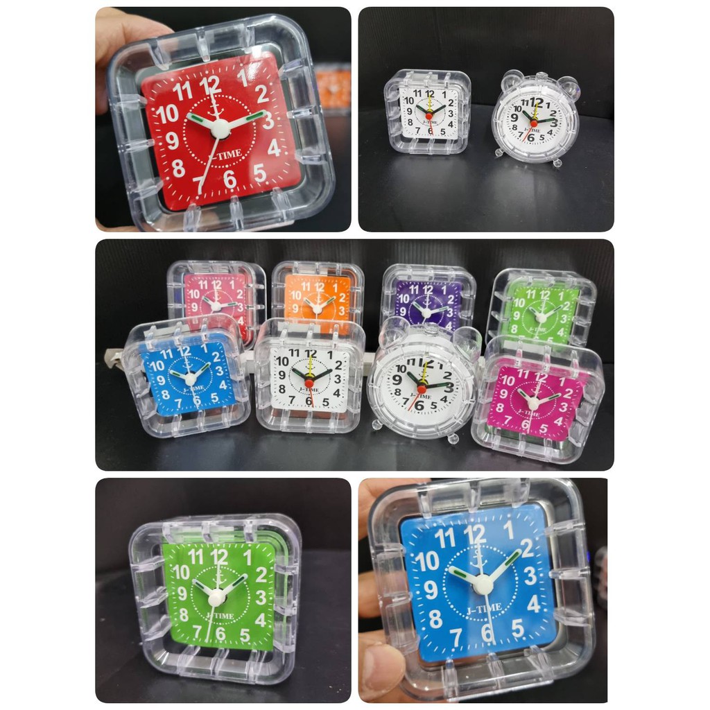 นาฬิกาปลุก ตั้งโต๊ะ J-TIME เสียงปลุกปี๊บๆ ใช้ถ่าน AA 1 ก้อน
