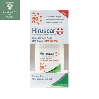 Hiruscar Anti Acne UV Fluid SPF50/PA++++ 25 g.