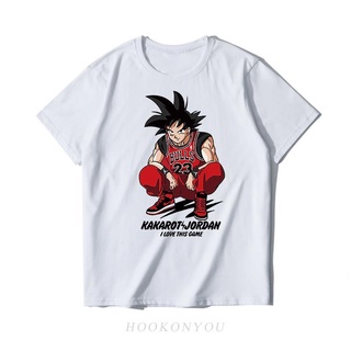 เสื้อยืดแขนสั้น พิมพ์ลาย Dragon Ball Carolot Goku Vegeta Buo แฟชั่นฤดูร้อน สําหรับผู้ชาย และผู้หญิง