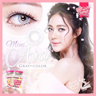 Kitty Kawaii Contact Lens คอนแทคเลนส์ สีเทา ค่าสายตา รุ่น Mini Ava Gray