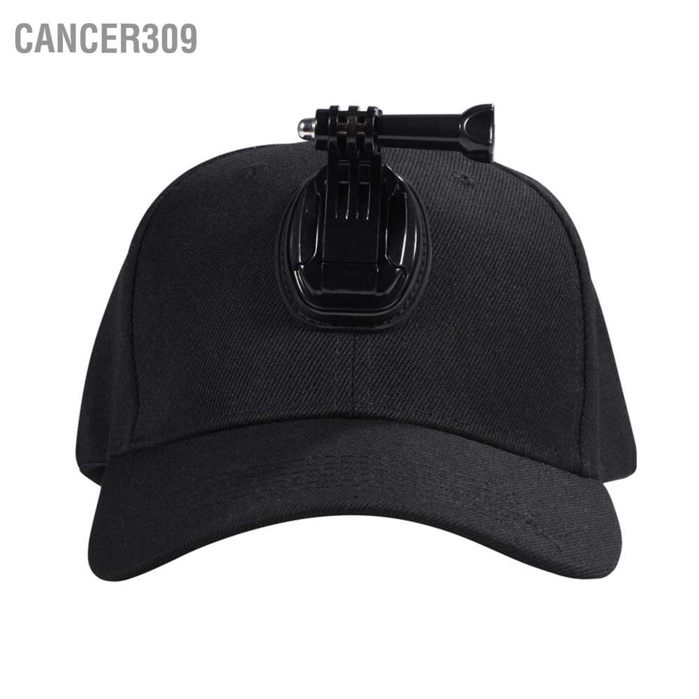 Puluz หมวกเบสบอล พร้อมตะขอตัว J และสกรู สําหรับกล้องแอคชั่น Gopro