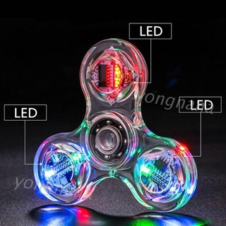 ของเล่นสปินเนอร์ มีไฟ LED เปลี่ยนสีได้ ช่วยบรรเทาความเครียด