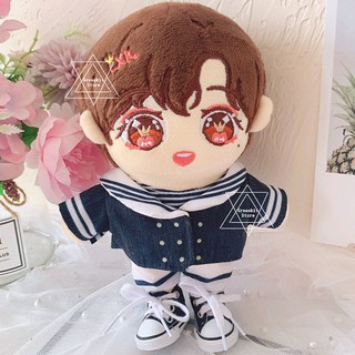 20 ซม. Ikun Cai Xukun Bts เสื้อยืดลําลองสําหรับตกแต่งตุ๊กตาของเล่นเด็ก