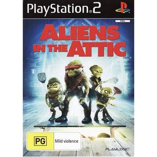 Aliens in the Attic PS2 แผ่นเกมส์ps2 แผ่นเกมเพล2 แผ่นps2