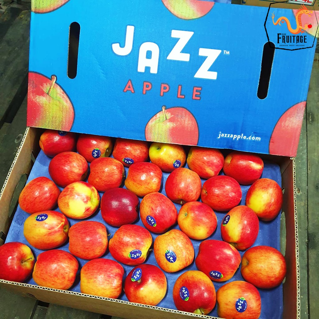 แอปเปิ้ลแจ๊ส (6ลูก) (USA/NZL) ~ลดพิเศษ~ Jazz Apple หวาน กรอบ อร่อย ! ผลไม้ต่างประเทศ ผลไม้พรีเมี่ยม ผลไม้เดลิเวอรี่