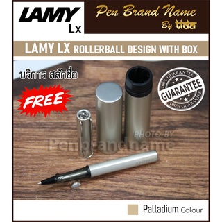 สลักชื่อฟรี Lamy Lx Palladium Rollerball Pen  ปากกาโรลเลอร์บอลลามี่ลักซ์