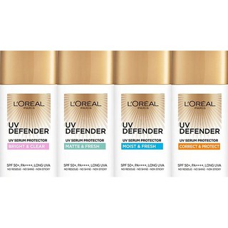 LOREAL ครีมกันแดดป้องกันรังสียูวี Spf 50 + / Pa + + + +  ขนาด 15 มล. มี 2 สูตร