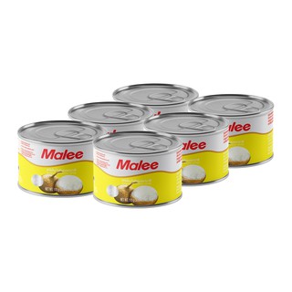 ราคาพิเศษ!! มาลี ลำไยในน้ำเชื่อม 6 ออนซ์ x 6 กระป๋อง Malee Longan in Syrup 6 oz. x 6 Cans