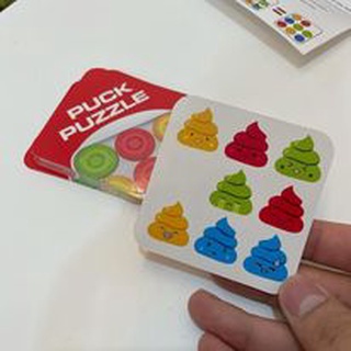 เกมส์ Puck puzzle แข่งกันเรียงเม็ดสีให้ตรงตามการ์ด