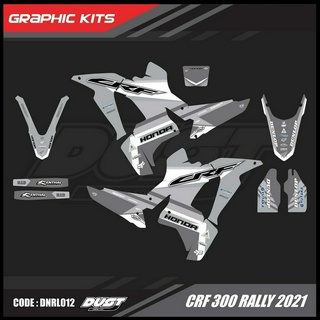 สติ๊กเกอร์วิบาก Honda CRF 300 Rally ทั้งคัน Graphic kit สติ๊กเกอร์เคลือบเงา สุดคุ้ม