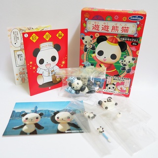 เซ็ทโมเดลจิ๋ว Subarudo Yu Yu Panda หมีแพนด้ายูยู่ TAKARA TOMY