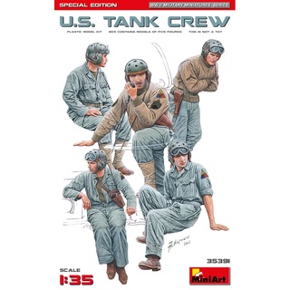 Scale Model MiniArt 1/35 MI35391 U.S. TANK CREW. SPECIAL EDITION