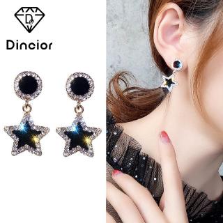 Exquisite Zircon Star Round Square Earrings New Fashion Jewelry