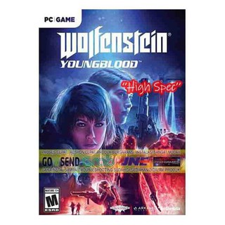 Youngblood Wolfenstein อุปกรณ์สําหรับใช้ในการเลือด | เกมแล็ปท็อป Cd DVD สําหรับเล่นเกม PC