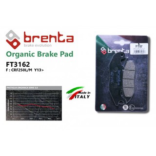 ผ้าเบรคหน้า BRENTA  FT3162 CRF250L/M WR155