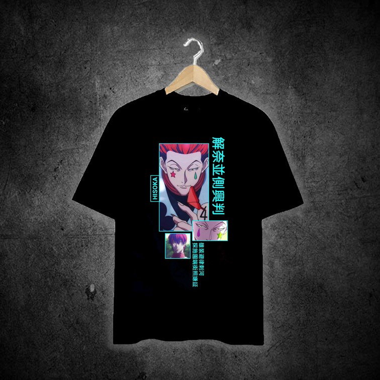 HISOKA (ANIME COLLECTION) เสื้อยืดพิมพ์ลาย unisex cotton 100%