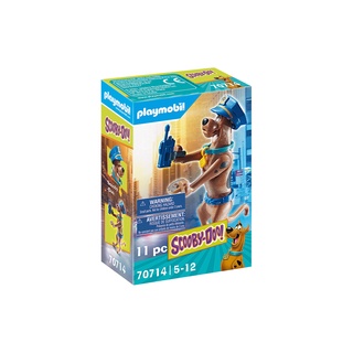 Playmobil 70714 SCOOBY-DOO! Collectible Police Figure แอ็คชั่นฟิกเกอร์ สคูบี้ดู! ชุดตำรวจ