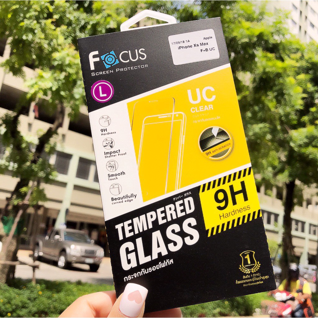 Focus ฟิล์มกระจกนิรภัย iphone xs max iphone xr