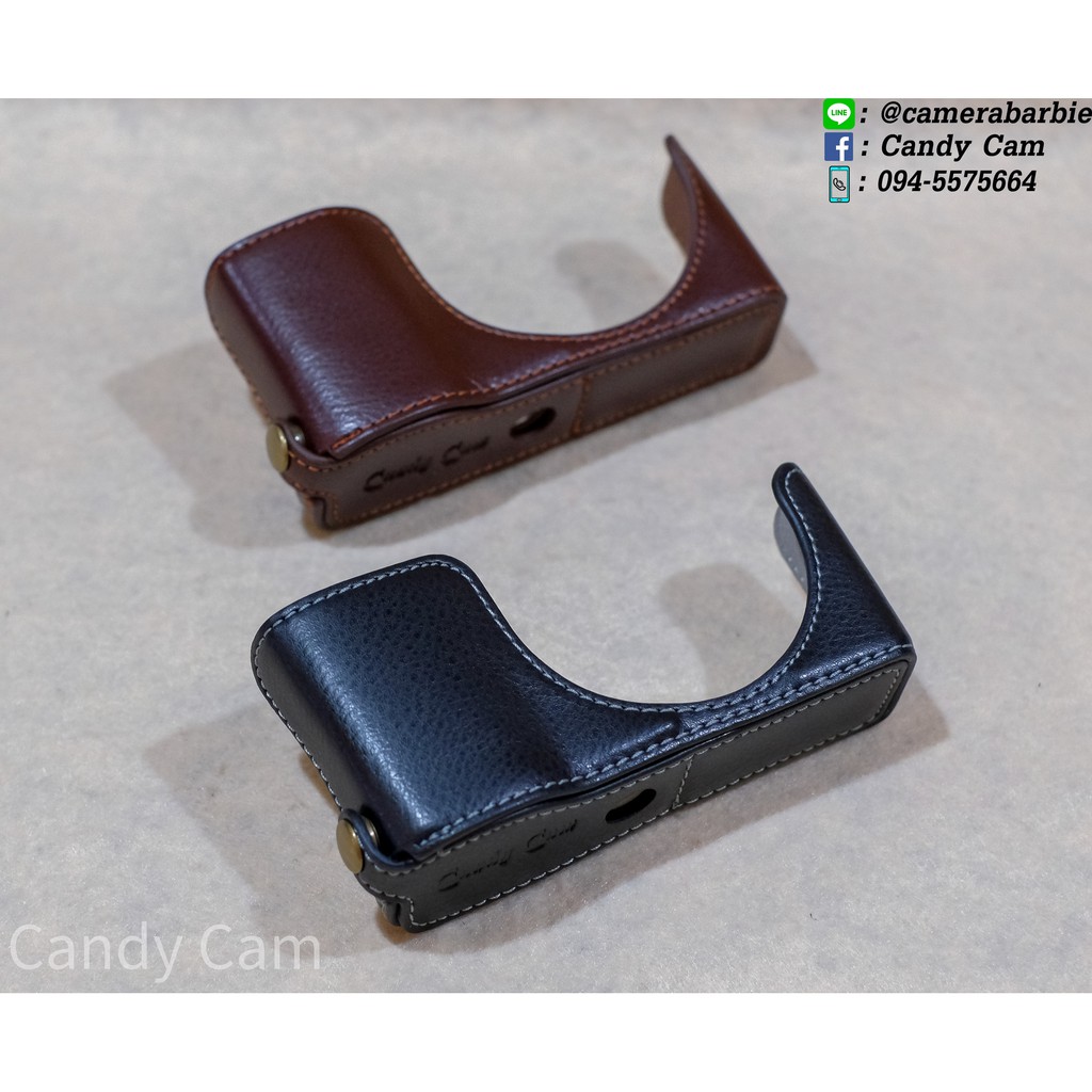Half case เคสหนัง หนังแท้ Ricoh GR3 GRIII GR3X GRIIIx GR3HDF GR3xHDF GRIIIHDF