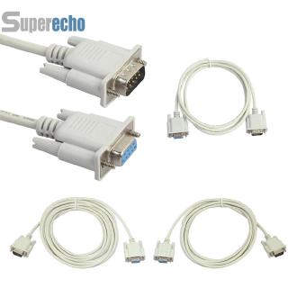 Sup Serial RS232 9-Pin Male to Female DB9 9-Pin PC Converter Extension Cable Com Data Cable