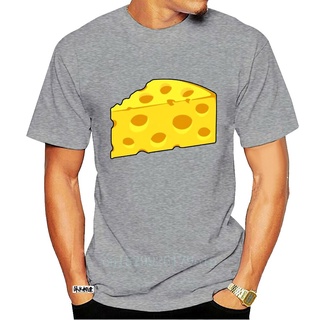 เสื้อยืดวินเทจใหม่ เสื้อยืดลําลอง แขนสั้น พิมพ์ลาย Cheese Lover Block Wedge Gouda American Swiss แฟชั่นฤดูร้อน สําหรับผู