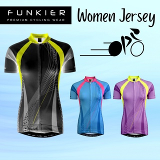 เสื้อปั่นจักรยานผู้หญิง Funkier WJ-782