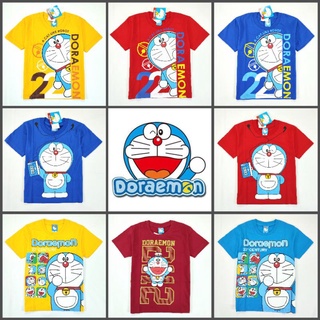 เสื้อแฟชั่นผญ2022 อื่นๆ เสื้อเด็กหญิง เสื้อยืดเด็ก โดเรม่อน Doraemon (ลิขสิทธิ์)เสื้อยืดอินเทรนด์