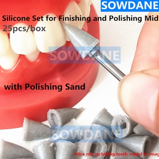 Dental Silicone Set for Finishing and Polishing Composite Restorations Temporary Midi  Crown Removal 2.35mm Dental Mater