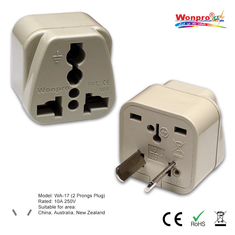 WONPRO อะแดปเตอร์เดินทางอเนกประสงค์ WA-17