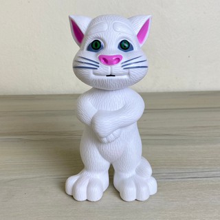 Mika Toys แมวสองภาษา สามารถอัดเสียงและพูดตามได้ แมวร้องเพลง แมวเล่านิทาน Talking Cat ของเล่นเสริมพัฒนาการ แมวทอม
