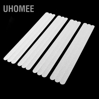 UHomee สติ๊กเกอร์กันลื่นสําหรับติดห้องอาบน้ํา 12 ชิ้น