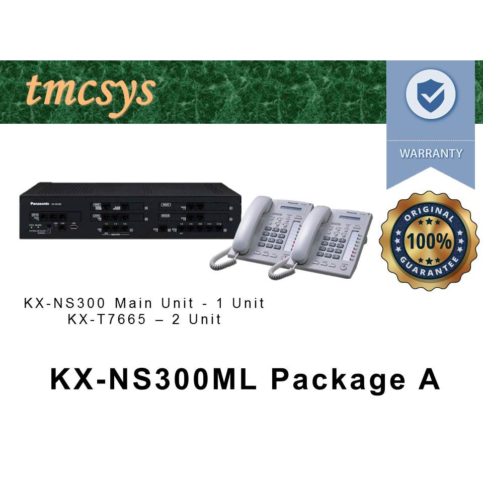 PANASONIC KX-NS300 KX-NS300ML SMART HYBRID PBX (Package A) [For PABX System]