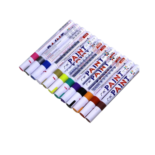 โปรโมชั่น : ปากกามาร์กเกอร์ กันน้ำ สําหรับรถยนต์ 12 สี