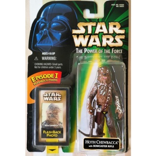 Star Wars: Power of The Force Flashback Hoth Chewbacca Action Figure 3.75"