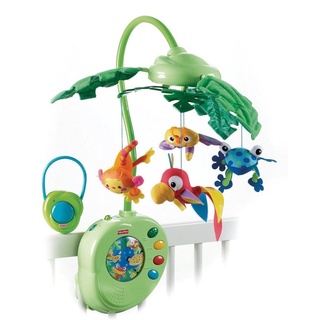 Fisher Price ฟิชเชอร์ ไพรส์ Rainforest Peek-a-Boo Leaves Musical Mobile โมบาย มีเสียงเพลง กล่อมนอน สำหรับเด็กอ่อน