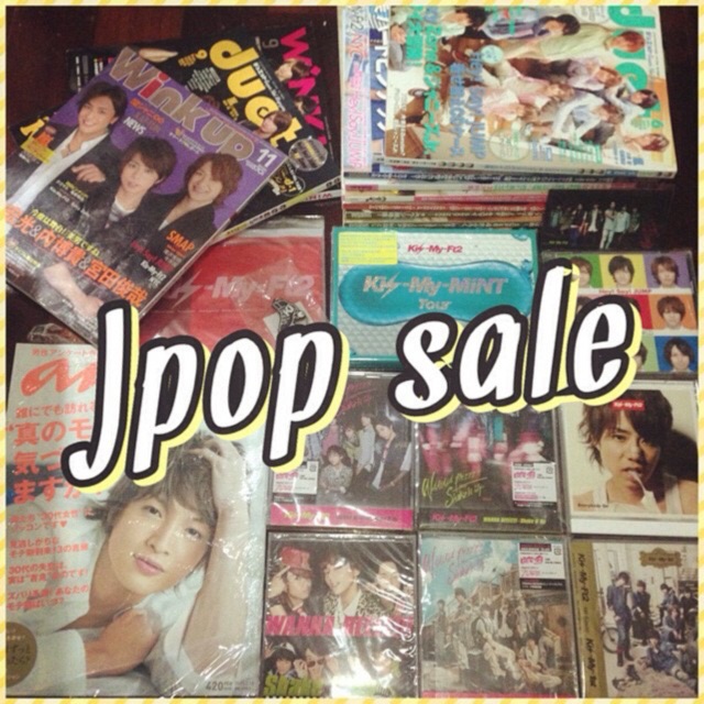 สินค้า Jpop (ชมด้านใน) Hey Say Jump , Kis-my-ft2 , Arashi , Johnny’s , Kanjani 8 , etc