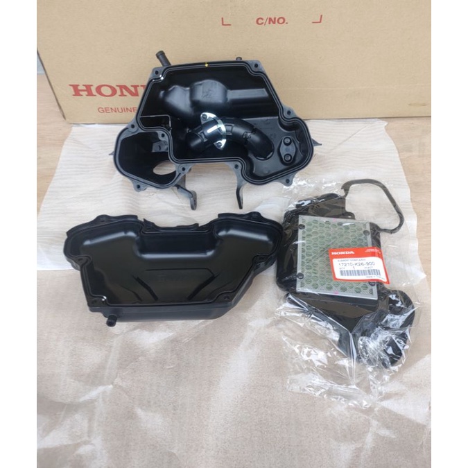 หม้อกรอง,ฝาครอบกรอง,ใส้กรองแท้MSX125,(17225-K26-901/17235-K26-900/17210-K26-900)รุ่นปี2012-2020,1ชุด