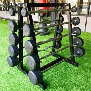 Goldmare เซ็ตสุดคุ้ม!!ดัมเบลเซ็ตแบบมีคานบาร์เบลBarbell with Lifefitness