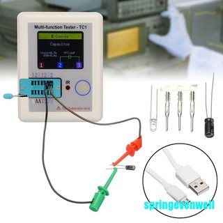 [springevenwell] เครื่องทดสอบทรานซิสเตอร์ LCR-TC1 อเนกประสงค์ แบบพกพา