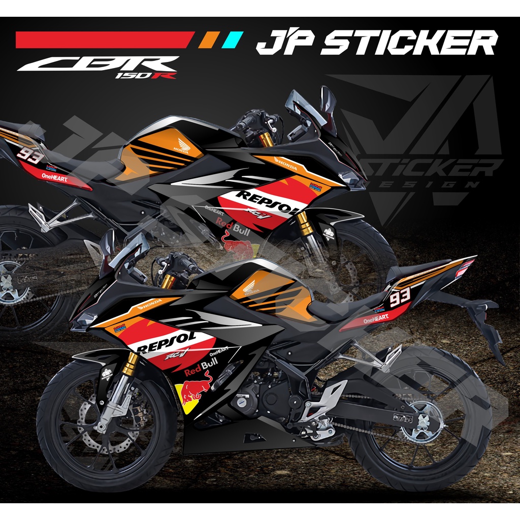 Cbr 150r Striping Sticker - CBR 150R New 2021 Thailand Motorcycle Sticker Hologram Variation List (J