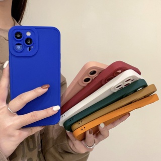 สีพื้น เคสซิลิโคน โทรศัพท์ เคส Xiaomi Mi 11 Pro Lite 10T Redmi Note 9 9s 10 10s 4G