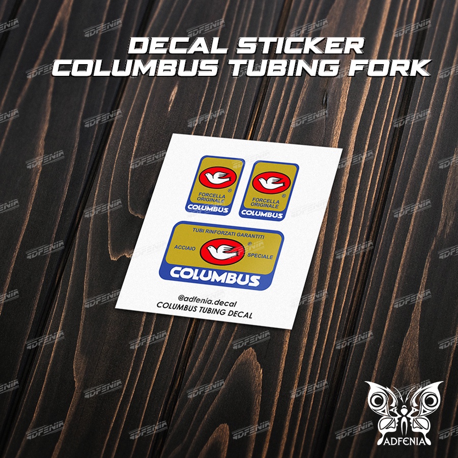 รูปลอกสติ๊กเกอร์ส้อมท่อ Columbus