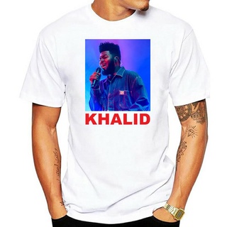 เสื้อยืด พิมพ์ลาย Khalid Free Spirit World Tour 2022 2 ด้าน สีดํา สําหรับผู้ชายS-5XL