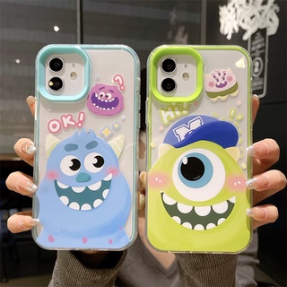 เคสโทรศัพท์มือถือ ผ้ากํามะหยี่ขนนิ่ม ลายการ์ตูนมอนสเตอร์น่ารัก สําหรับ iPhone 13 Pro 12 Promax 12 Mini 11 XRXS 78 Plus Se2020