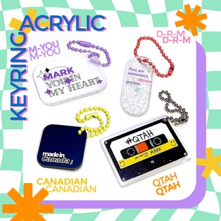 NEO CITY Acrylic keyring | พวงกุญแจอะคริลิค สกรีนลาย